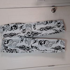 Shein Tribal High Rise Mom Jeans Size M